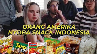 Reaksi Temen Bule Pertama Kali Nyobain SNACK INDONESIA!  😂