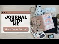 Journal With Me | Video Game Journal Setup