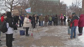 Vigil held at Niagara Square for Sam Nordquist