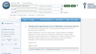 ERIC Advanced Search Tutorial