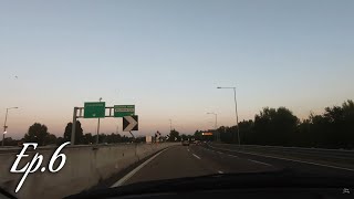 Leaving BLQ Airport, A14 Highway - POV - Driving around Italy - Ep.6