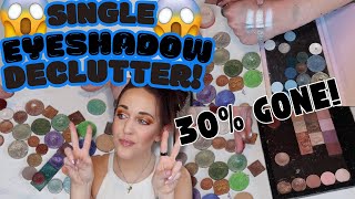 🎄 HUGE End of the Year Eyeshadow Singles Declutter 🛷 30%+ Gone!