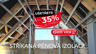 Ušetřete až 35% za vytápění zateplením PUR pěnou