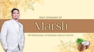 Roce Ceremony of Marsh | 01.01.2025 | Milar Eden, Kote road, Kallianpur