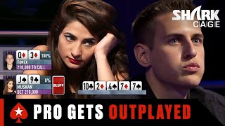 When the AMATEUR plays better than the PRO ♠️ Best of Shark Cage ♠️ PokerStars