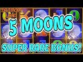 MUST SEE MASSIVE JACKPOT ON A $100 SPIN! 👀 SUPER RARE 5 MOON TRIGGER ON DRAGON LINK!!!