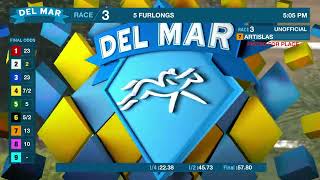 Artislas wins race 3 at Del Mar 8/2/24