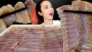 [Mukbang]🤣톡!쏘는 국내산 흑산도 삭힌홍어회 먹방!😋(Hongeo-hoe) Fermented Skates ホンオ raw Sashimi Real sound ASMR | 쎄미