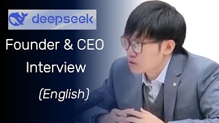 DeepSeek CEO interview in English.