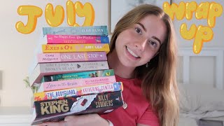 all the books i read in July! 🐙🎇🏖
