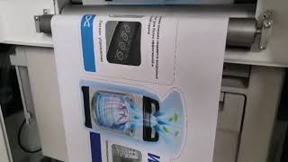 Printing label sample by VP320C digital label printer