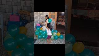 Minivlog#39 ఇంట్లోనే Simple గా ధన్వి Birthday Decoration✨️ Easy \u0026 Beautiful Party Setup