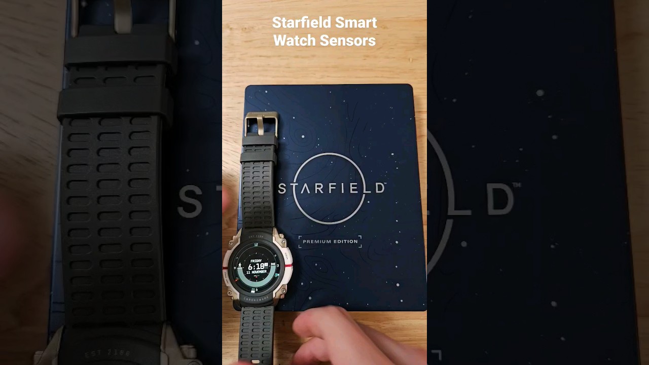 Starfield Watch Space Sensors Review! - Chronomark LPV6 Smartwatch