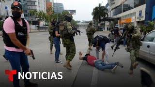 Crónica de la crisis en Ecuador que escaló con una fuga y asombró con un asalto | Noticias Telemundo