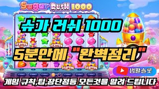 [슬롯[ 프라그마틱 슈가러쉬1000 리뷰 영상 찍다 터져버린 고배당..