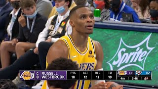 Russell Westbrook with a quadruple double...