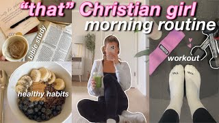 5AM 'THAT' CHRISTIAN GIRL MORNING ROUTINE: healthy christian habits for a productive day 🤍🌱