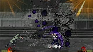 油女志乃 VS 日向雛田 (Aburame Shino VS Hyuga Hinata) PC火影忍者遊戲 曉之決戰 Naruto Mugen Akatsuki Fighter