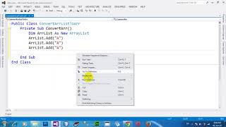 How to Convert Arraylist to Array in VB NET 2012
