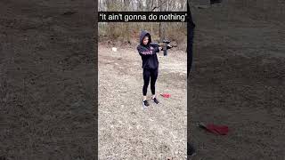 She thought the ARP WAS A GAME #ARP #shooting #rangeday #hobbies #fyp #funny #reels