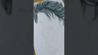 How to draw Vijay sir//charcoal pencil sketch tutorial//realistic portrait drawing tutorial 💥