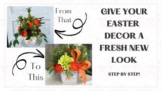 Transform Your Easter Decor: Fresh Spring Arrangement Makeover #easterdecor