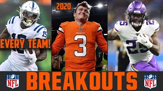 EVERY NFL Team's Breakout Player for 2020 (NFL Breakout Players 2020)