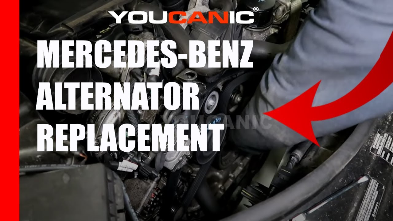 Mercedes Benz Alternator Replacement V6 V8 Gasoline Engine