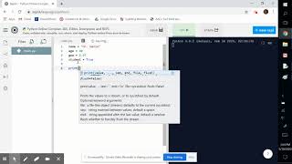 How To Print A Variable Value | Intro To Python
