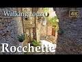 Rocchette (Lazio), Italy【Walking Tour】History in Subtitles - 4K