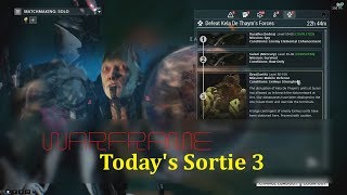 【Warframe】ソロ機動防衛：エクシマスの要塞：地球：グリニア：Limbo【今日のソーティ3】