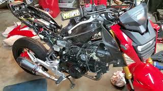 The truth about idle speed and air screw adjusters Keihin throttle body Honda Grom and Monkey