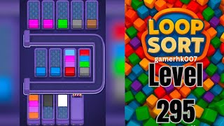 Loop Sort Level 295 Walkthrough Solution