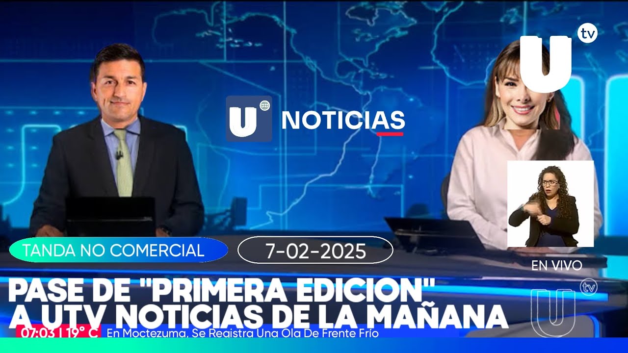 Utv Pase De Primera Edición Con Gerardo Llapur A Utv Noticias De La