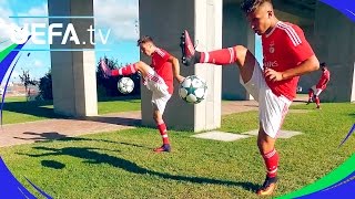 Benfica take the skills challenge