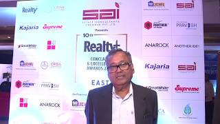 Ravindra Chamaria, CMD, Infinity Group at Realty Plus Conclave \u0026 Excellence Awards East Kolkata