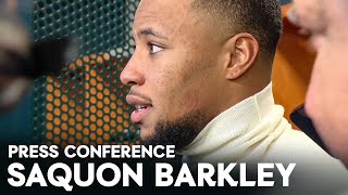 Postgame Press Conference: Saquon Barkley and More | Washington Commanders vs Philadelphia Eagles