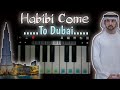 Habibi Come To Dubai On Piano | Viral Trending Song | Walkband App| Easy & Slow #viralsong #Trending