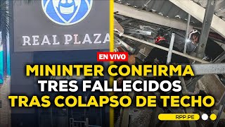 Trujillo: colapsa techo en patio de comidas de centro comercial #EnVivo