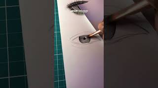 Como desenhar um olho realista 👁️✨ #draw #drawing #desenhos #desenho #sketchbook #shorts