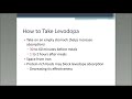 Parkinson's Medications - Part 1: Levodopa