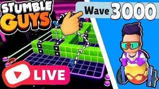 NEW UPDATE!!! 🤯live Stumble Guys Block Dash Endless Wave 100000!!! #stumbleguys