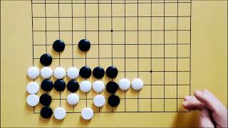 黑棋气紧只能将长气手筋发挥到极致才能杀白