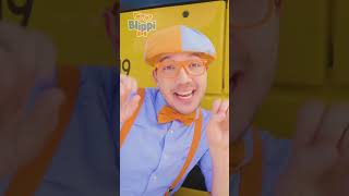 The blinker on the bus goes left or right #blippi #wheelsonthebus