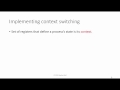 Preemption and Context Switching
