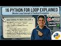 16 Python for Loop Explained | for Loop in Python for Beginners | Udemy Paid Courses ✅