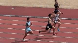 2017静大春季サーキット　男子100m　1組スローモーション