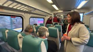 B-ROLL: Governor Hochul Rides the Metro North into Grand Central Terminal