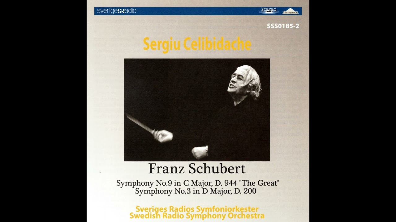 Schubert - Symphony No 9 ‘Great’ - Celibidache, Swedish Radio Symphony ...