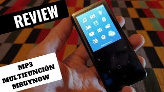 Uno de los mejores mp3 multifunción que puedes comprar a buen precio. Review Mbuynow